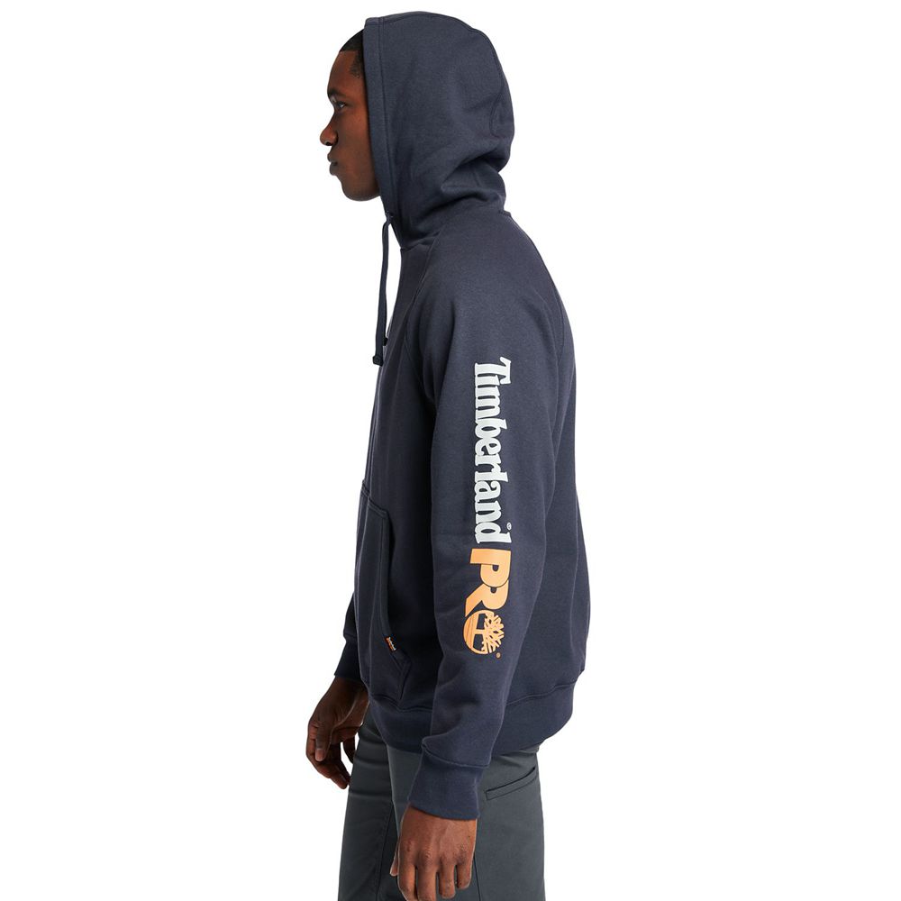 Sudadera Timberland Argentina Hombre - Pro® Hood Honcho Sport Hoodie - Azul Marino - ERXCHK-307